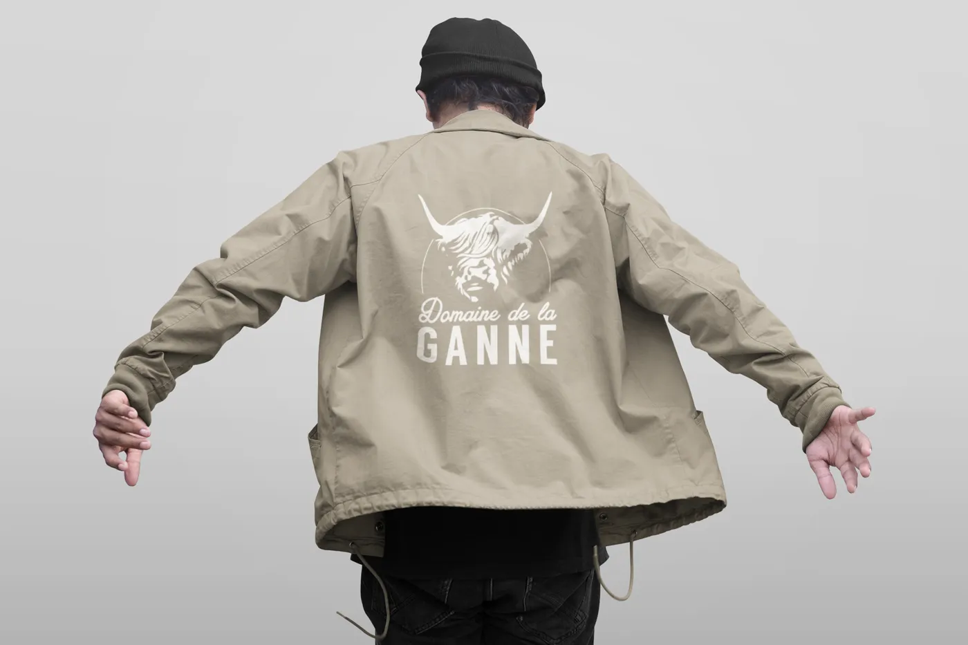 Veste Domaine de la Ganne vue de dos