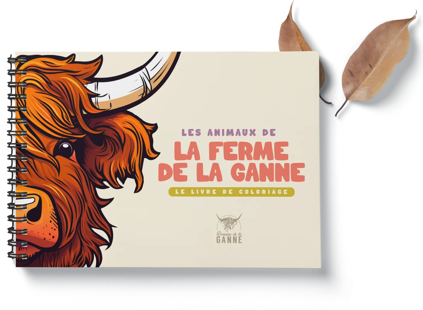 Livre de coloriage Les animaux de la ferme de la Ganne